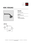 KWC VESUNO K.26.VB.03.700 User's Manual