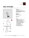 KWC Systema 10.501.012 User's Manual
