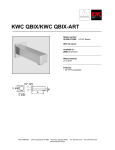 KWC QBIX/QBIX-ART 26.259.072.000 User's Manual