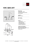 KWC QBIX/QBIX-ART 12.253.151.006 User's Manual