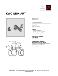 KWC Qbix-Art 20.257.674.006 User's Manual
