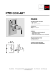 KWC QBIX-ART 20.250.060.006 User's Manual