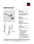 KWC PUREJET K.18.P1.03 User's Manual