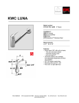 KWC LUNA K.10.A1.33. User's Manual