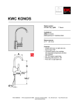 KWC KONOS K.10.K1.12 User's Manual