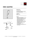 KWC Gastro K.24.41.60 User's Manual