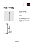 KWC Fit Trio 26.000.540.000 User's Manual