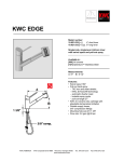 KWC EDGE 10.021.033 User's Manual