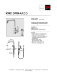 KWC DIVO-ARCO 10.041.213 User's Manual