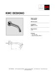 KWC Designo Z.534.404.000 User's Manual