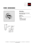 KWC DESIGNO K.28.H3.60.000.38 User's Manual