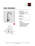 KWC Designo K.12.H1.11.000 User's Manual