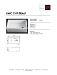 KWC Chateau S.30.A2.00 User's Manual