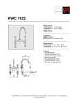 KWC 1922 10.222.022 User's Manual