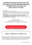 Kuppersbusch USA GMS 6540.0 E-UL User's Manual