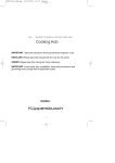 Kuppersbusch USA COOKINGHOB EKI326UL User's Manual