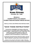 Kuma Stoves K-300 User's Manual