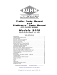 Kuhn Rikon Corp. Utility Trailer 3115 User's Manual