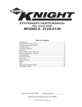 Kuhn Rikon Corp. Lawn Mower 3125 User's Manual
