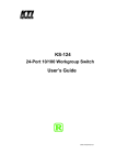 KTI Networks KS-124 User's Manual