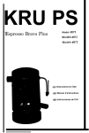 Krups 872 User's Manual