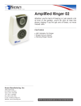 Krown Manufacturing AmplifiedRinger 02 User's Manual