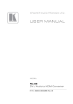 Kramer Electronics FC-49 User's Manual