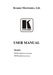 Kramer Electronics TP-551 User's Manual