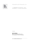 Kramer Electronics 6810HDx1 User's Manual