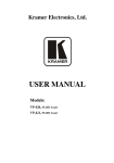 Kramer Electronics VP-421 User's Manual