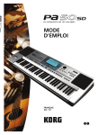 Korg PA50sd User's Manual