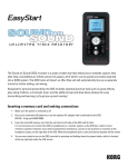 Korg MP3 User's Manual