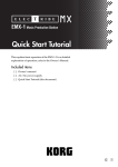 Korg EMX-1 User's Manual