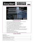 Korg D3200 User's Manual