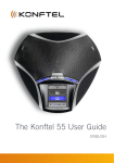 Konftel Home Theater System 55 User's Manual