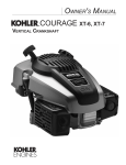 Kohler XT-6 User's Manual