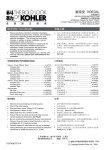 Kohler K-11184T User's Manual