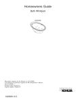 Kohler K-1110-CT User's Manual