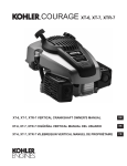 Kohler Courage XT-6 User's Manual