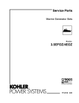 Kohler 3.5EFOZ User's Manual
