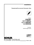 Kohler 12RESM1 User's Manual