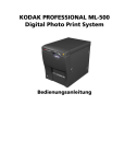 Kodak PROFESSIONAL ML-500 User's Manual