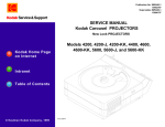 Kodak Projector 4200-KK User's Manual