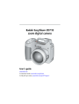 Kodak EASYSHARE ZD710 User's Manual