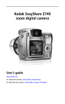 Kodak EASYSHARE Z740 User's Manual