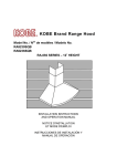 Kobe Range Hoods RA9230SQB User's Manual