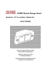 Kobe Range Hoods IN-027 User's Manual