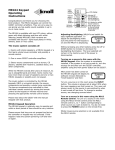 Knoll MR164 User's Manual