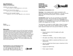 Knoll Systems HDMIDA8 User's Manual