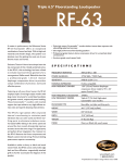 Klipsch RF-63 User's Manual